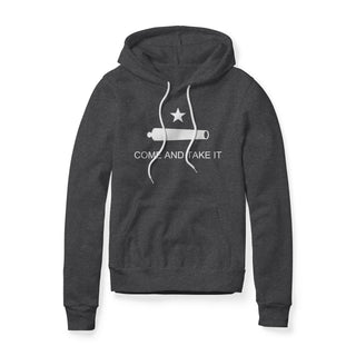 Come And Take It Cannon Fleece Hoodie - White