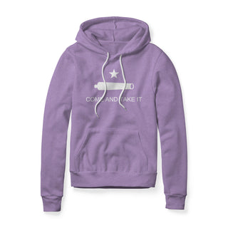 Come And Take It Cannon Fleece Hoodie - White