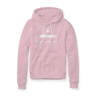 Come And Take It Cannon Fleece Hoodie - White