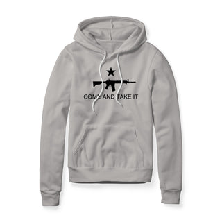Come And Take It Rifle Fleece Hoodie - Black
