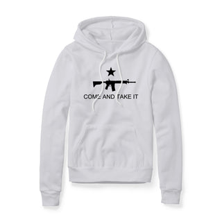 Come And Take It Rifle Fleece Hoodie - Black
