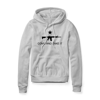 Come And Take It Rifle Fleece Hoodie - Black