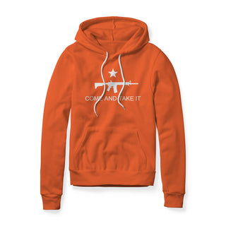 Come And Take It Rifle Fleece Hoodie - White