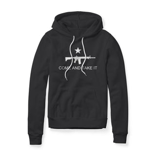 Come And Take It Rifle Fleece Hoodie - White