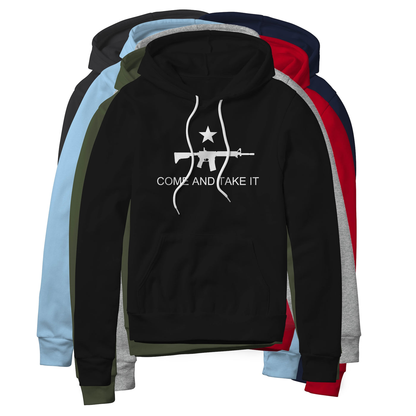 Come And Take It Rifle Hoodie - White | Ballistic Republic™