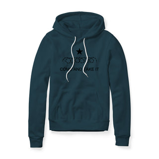 Come And Take It Razor Wire Fleece Hoodie - Black