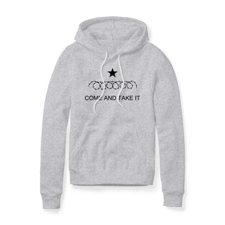 Come And Take It Razor Wire Fleece Hoodie - Black
