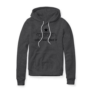 Come And Take It Razor Wire Fleece Hoodie - Black