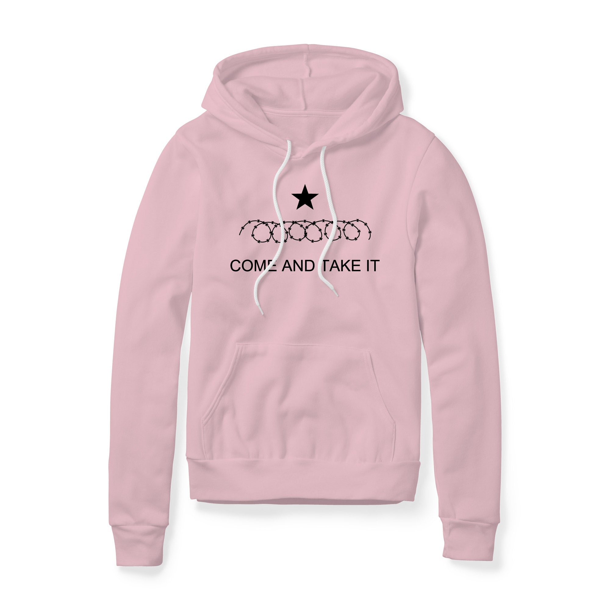 Come And Take It Razor Wire Fleece Hoodie - Black