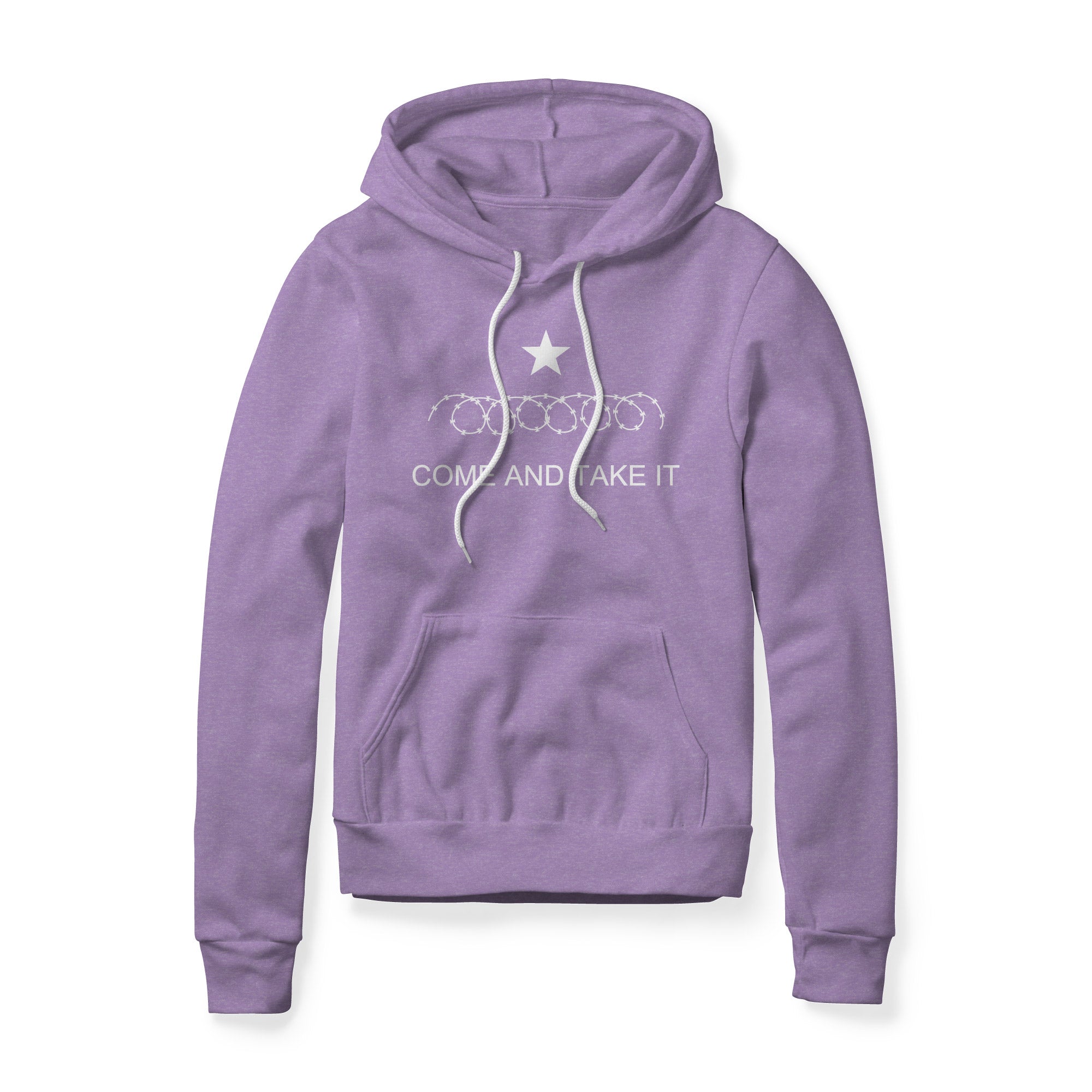 Come And Take It Razor Wire Fleece Hoodie - White