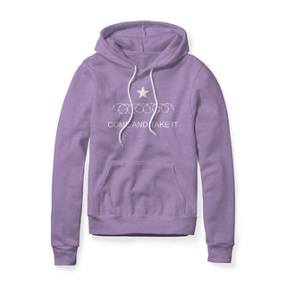 Come And Take It Razor Wire Fleece Hoodie - White