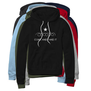 Come And Take It Razor Wire Fleece Hoodie - White