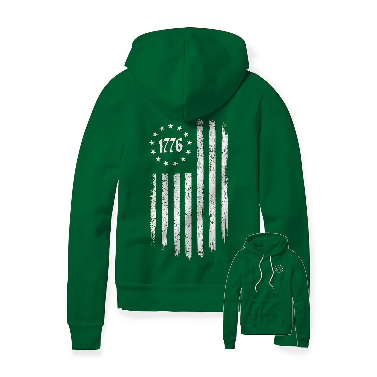 1776 Flag Fleece Hoodie