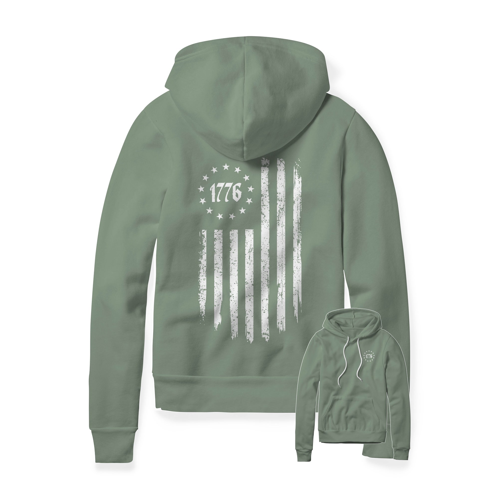 1776 Flag Hoodie | Ballistic Republic™