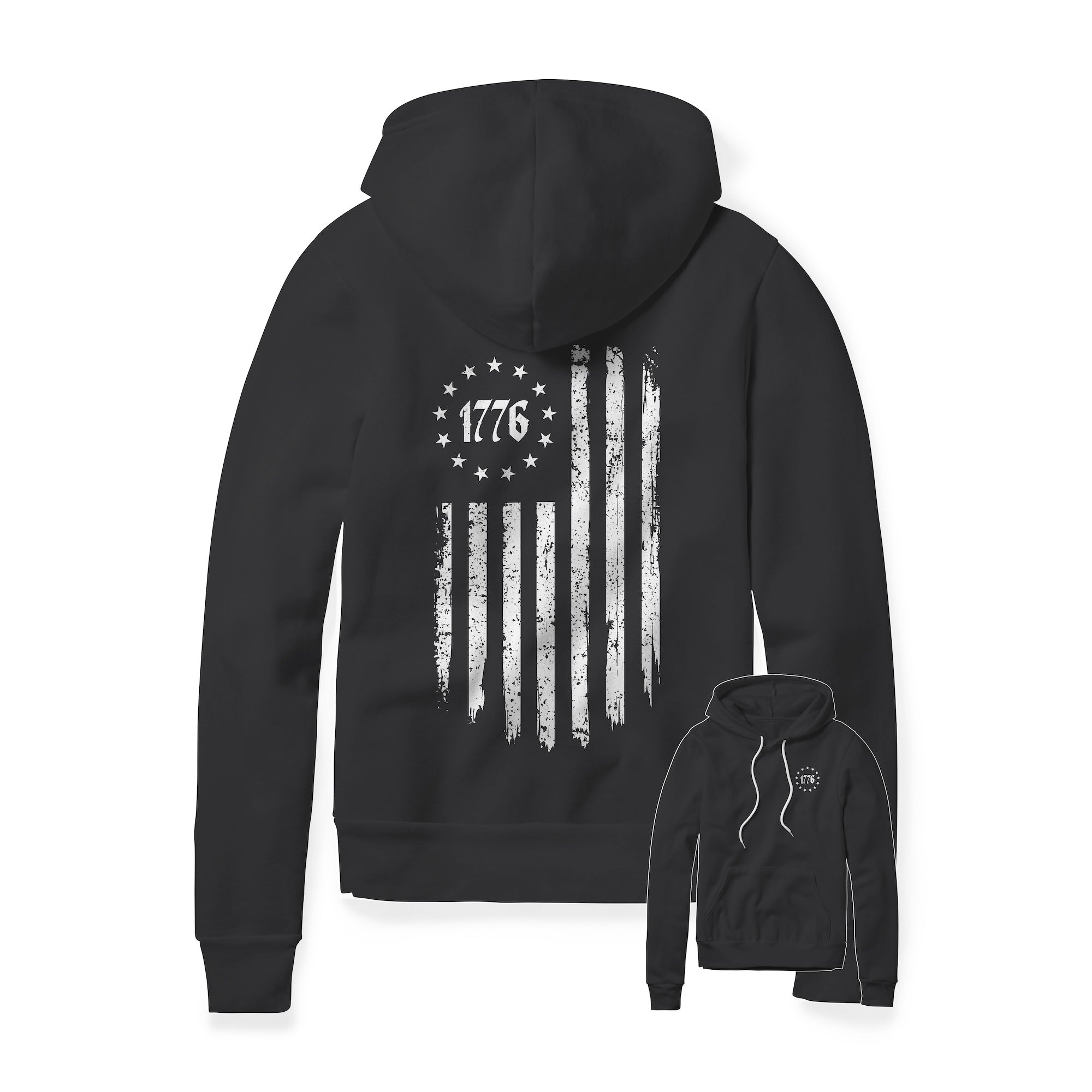 1776 Flag Hoodie | Ballistic Republic™