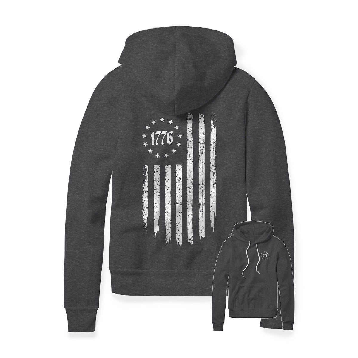 1776 Flag Fleece Hoodie