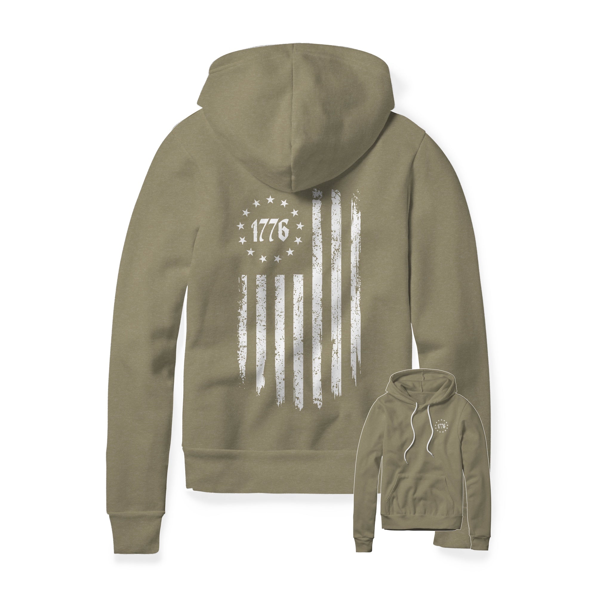 1776 Flag Hoodie | Ballistic Republic™