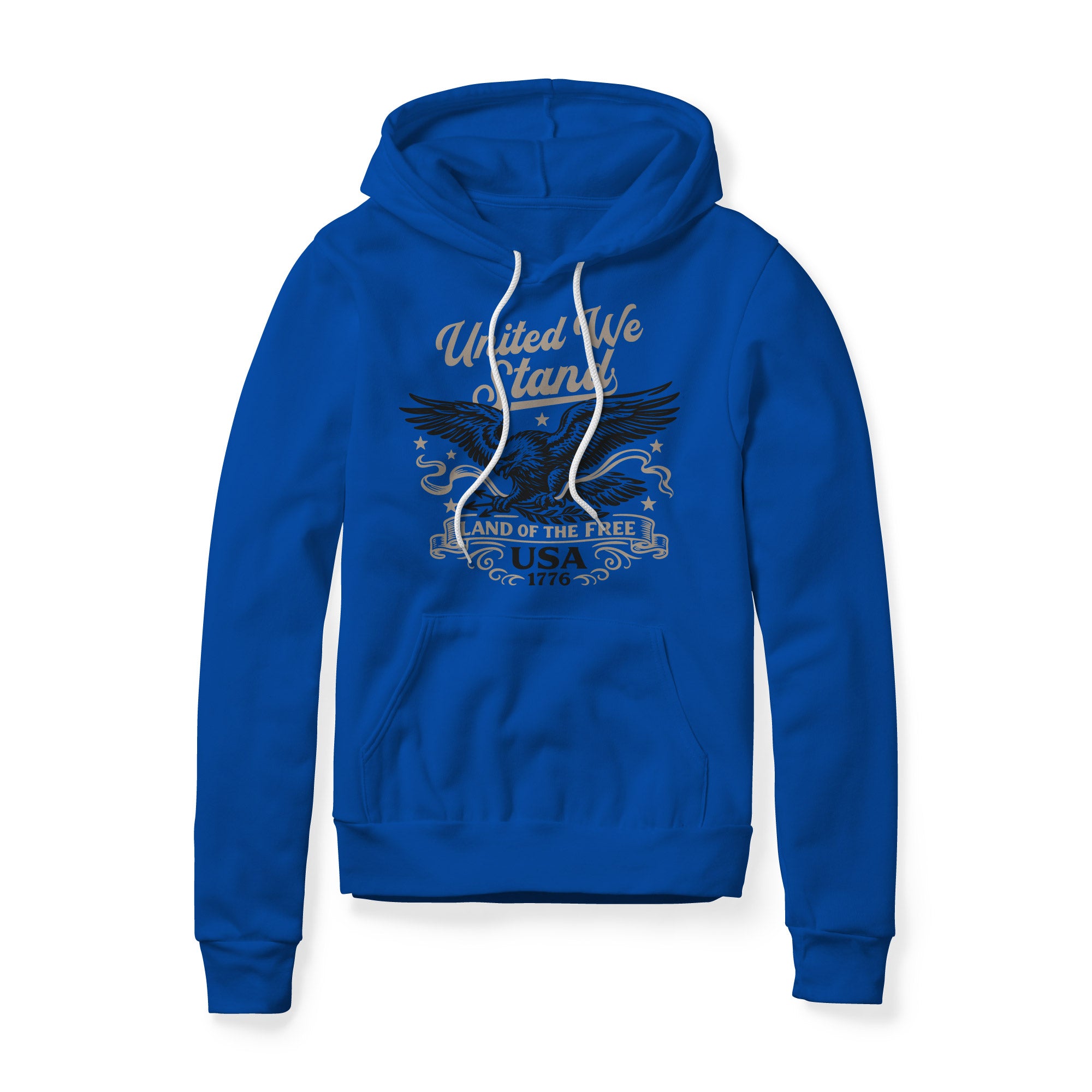 United We Stand Eagle Hoodie - Black | Ballistic Republic™