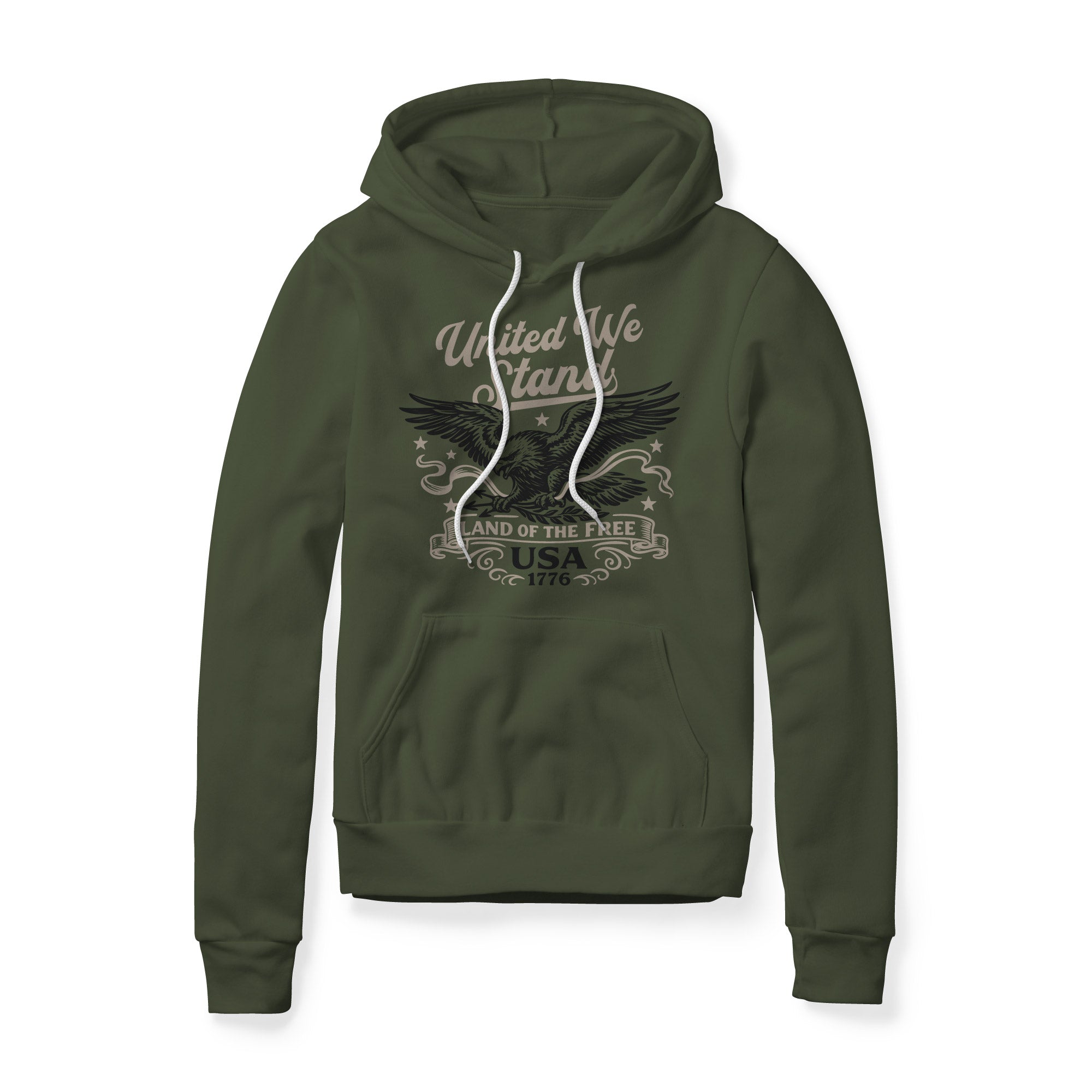United We Stand Eagle Hoodie - Black | Ballistic Republic™