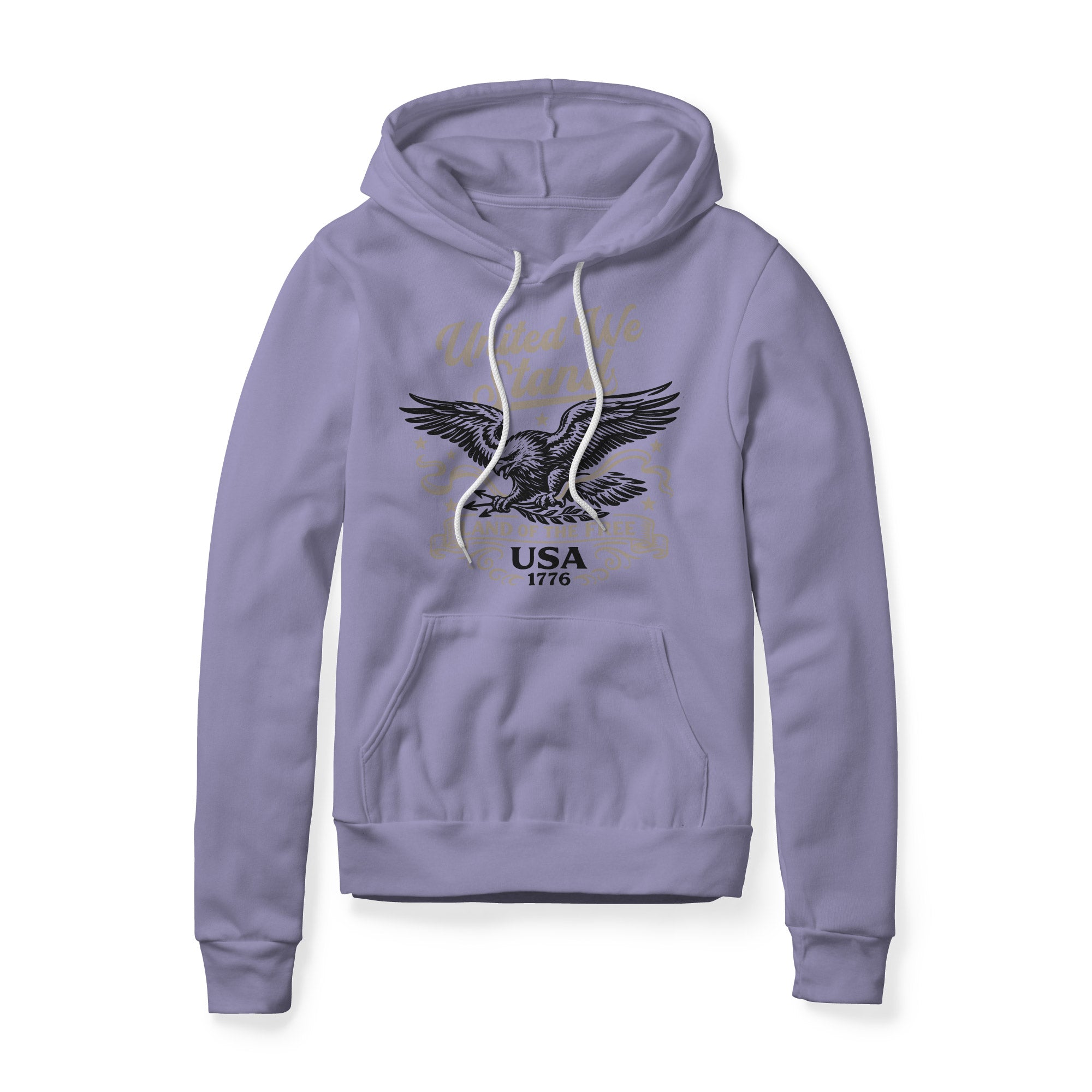 United We Stand Eagle Hoodie - Black | Ballistic Republic™