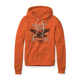 United We Stand Eagle Fleece Hoodie - Black