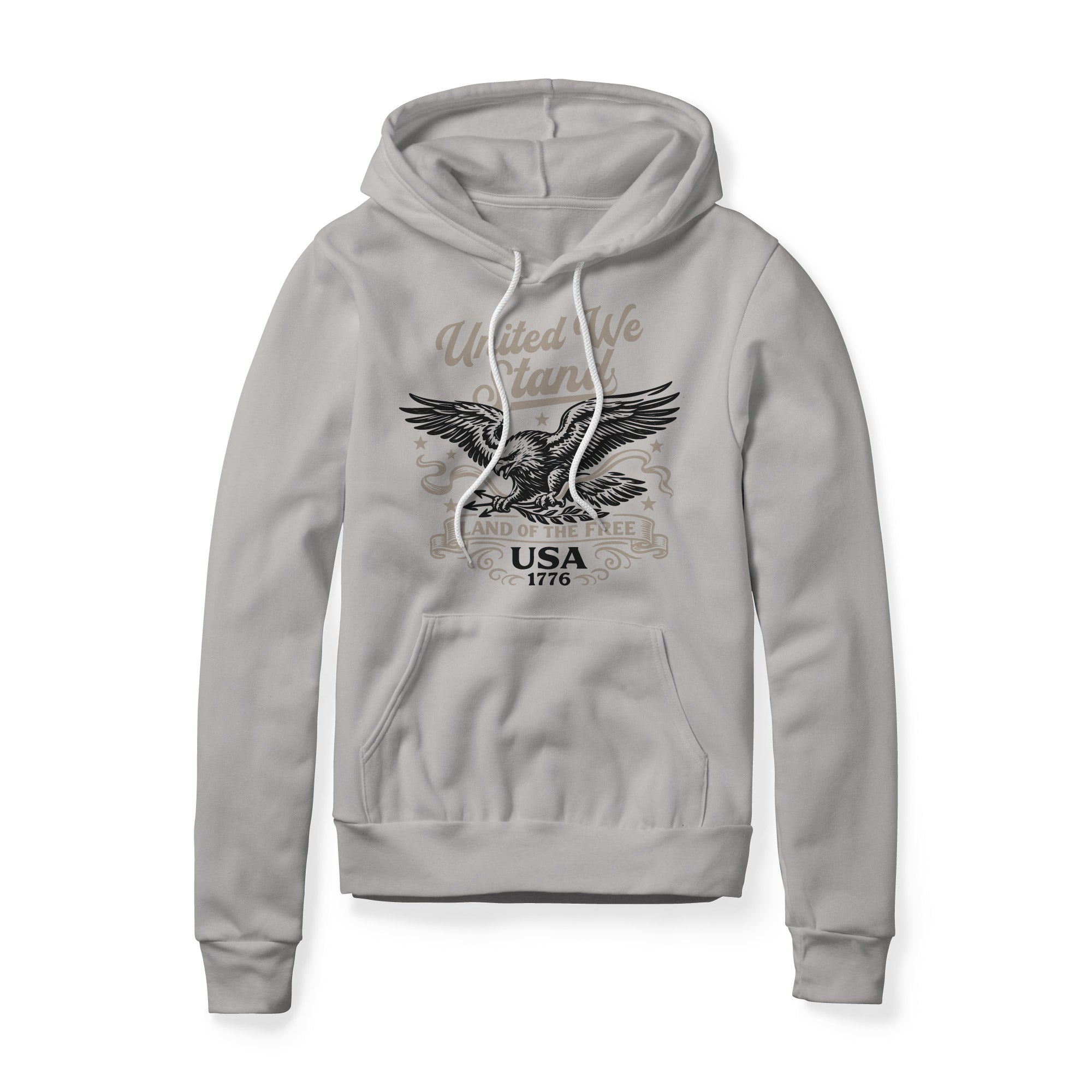 United We Stand Eagle Hoodie - Black | Ballistic Republic™