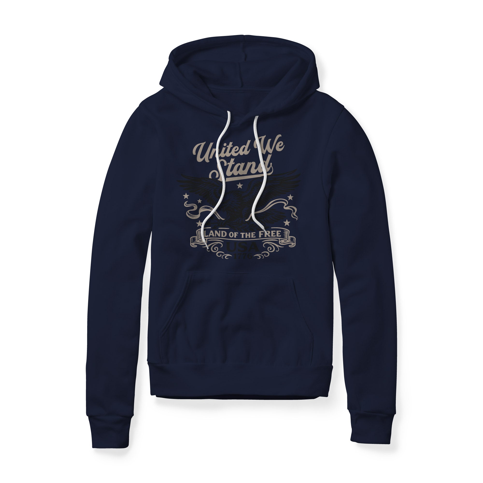 United We Stand Eagle Hoodie - Black | Ballistic Republic™