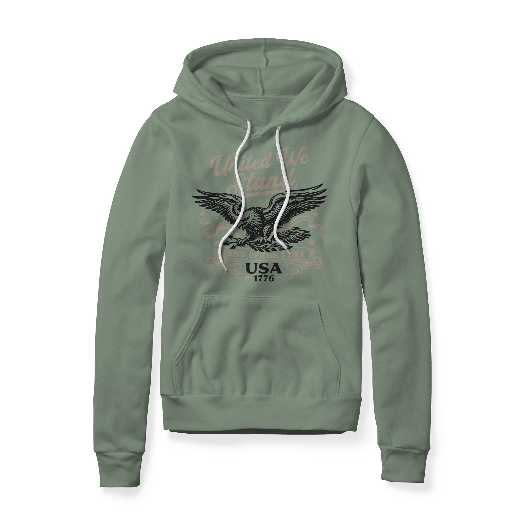 United We Stand Eagle Hoodie - Black | Ballistic Republic™