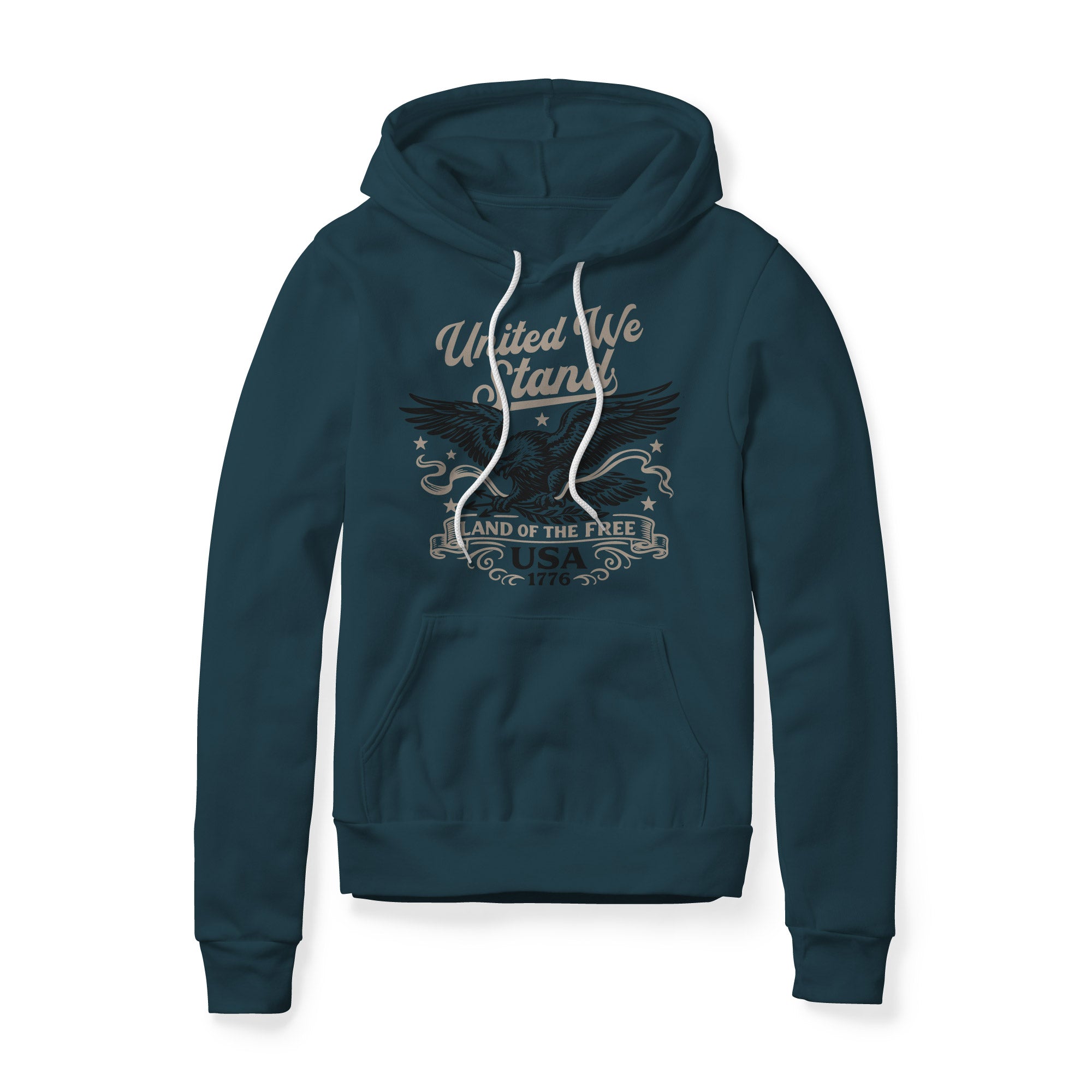 United We Stand Eagle Hoodie - Black | Ballistic Republic™