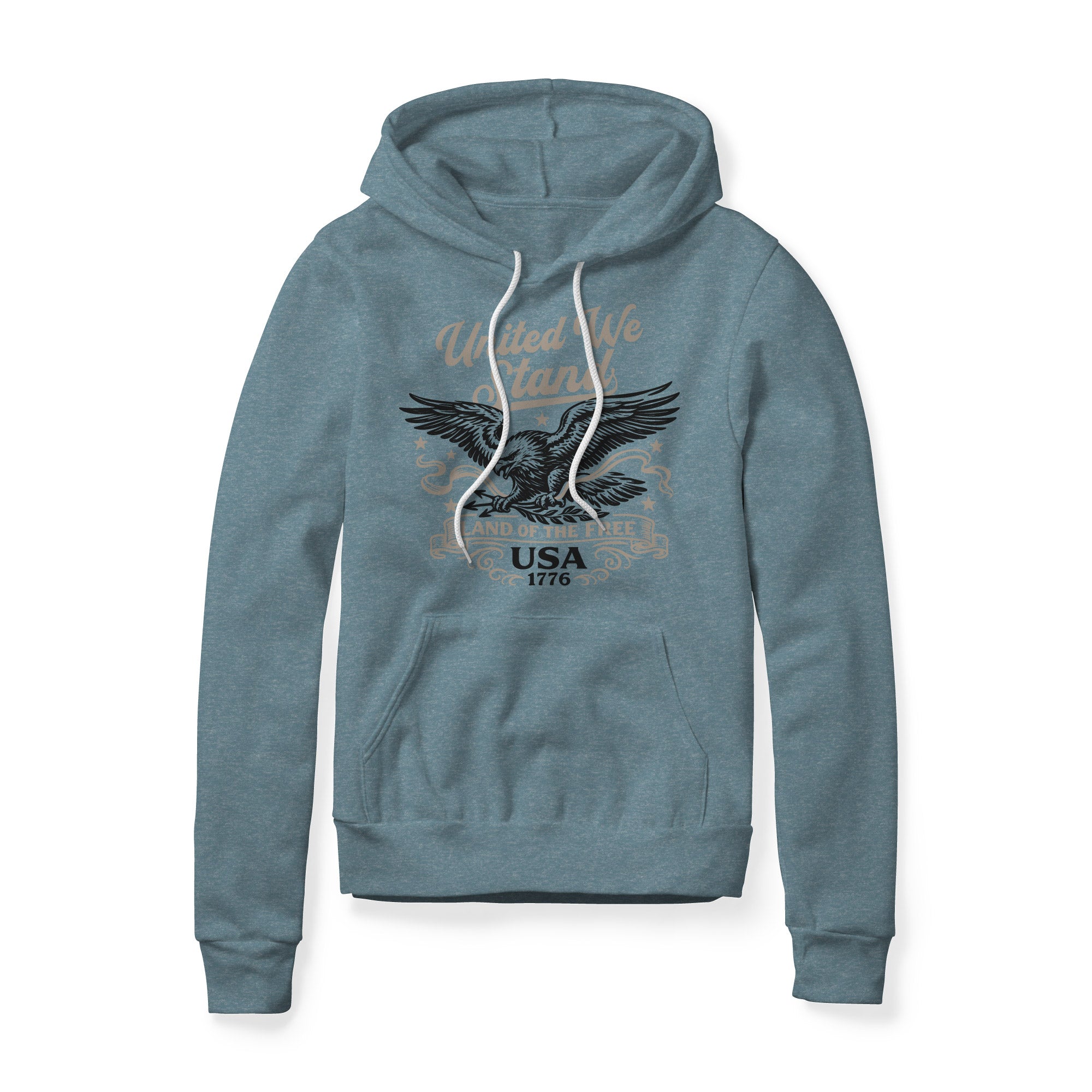 United We Stand Eagle Hoodie - Black | Ballistic Republic™