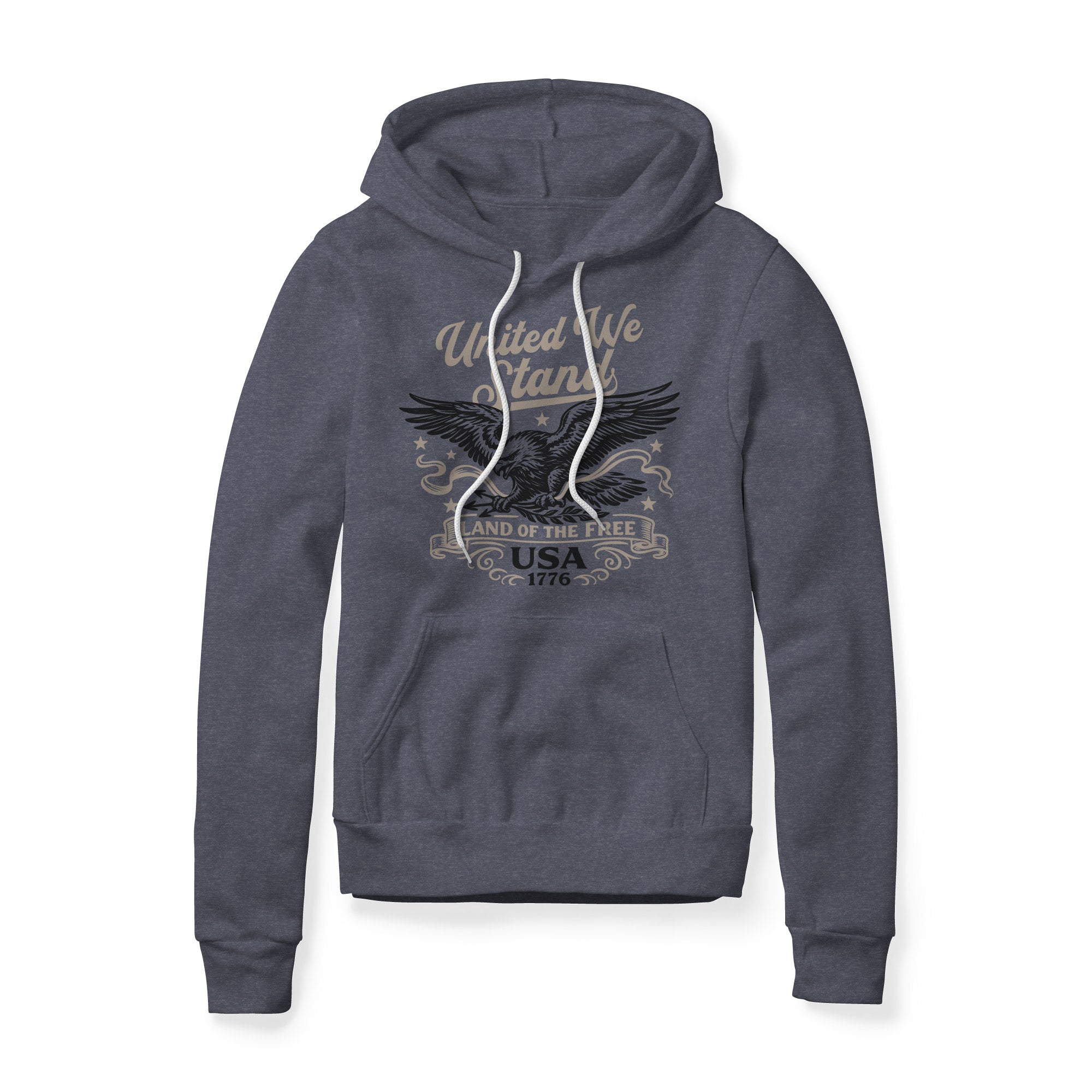 United We Stand Eagle Hoodie - Black | Ballistic Republic™