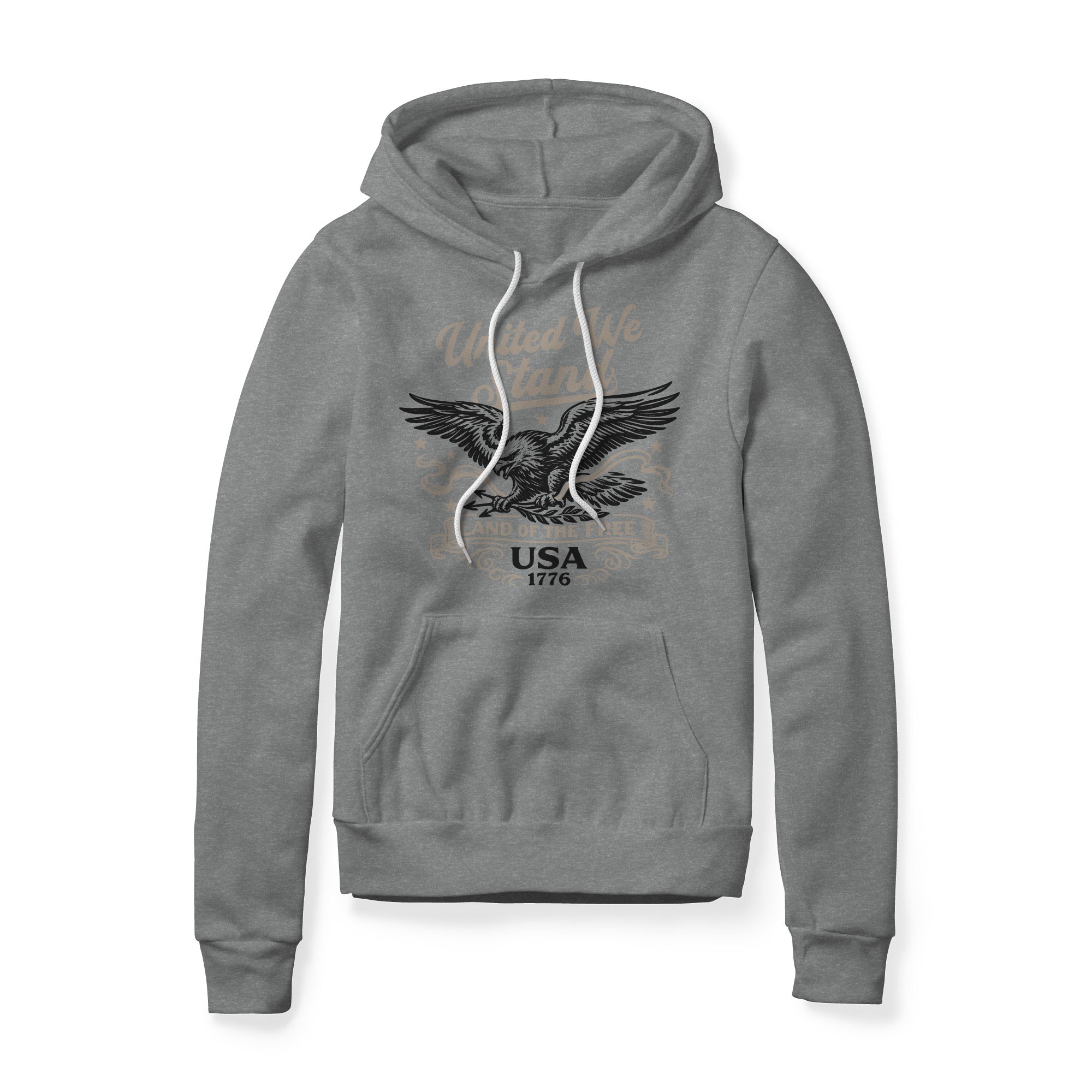 United We Stand Eagle Hoodie - Black | Ballistic Republic™