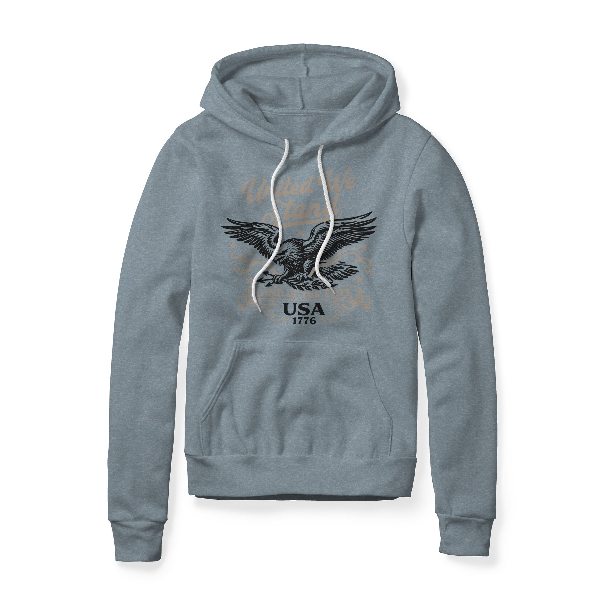 United We Stand Eagle Hoodie - Black | Ballistic Republic™