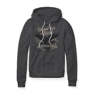 United We Stand Eagle Fleece Hoodie - Black