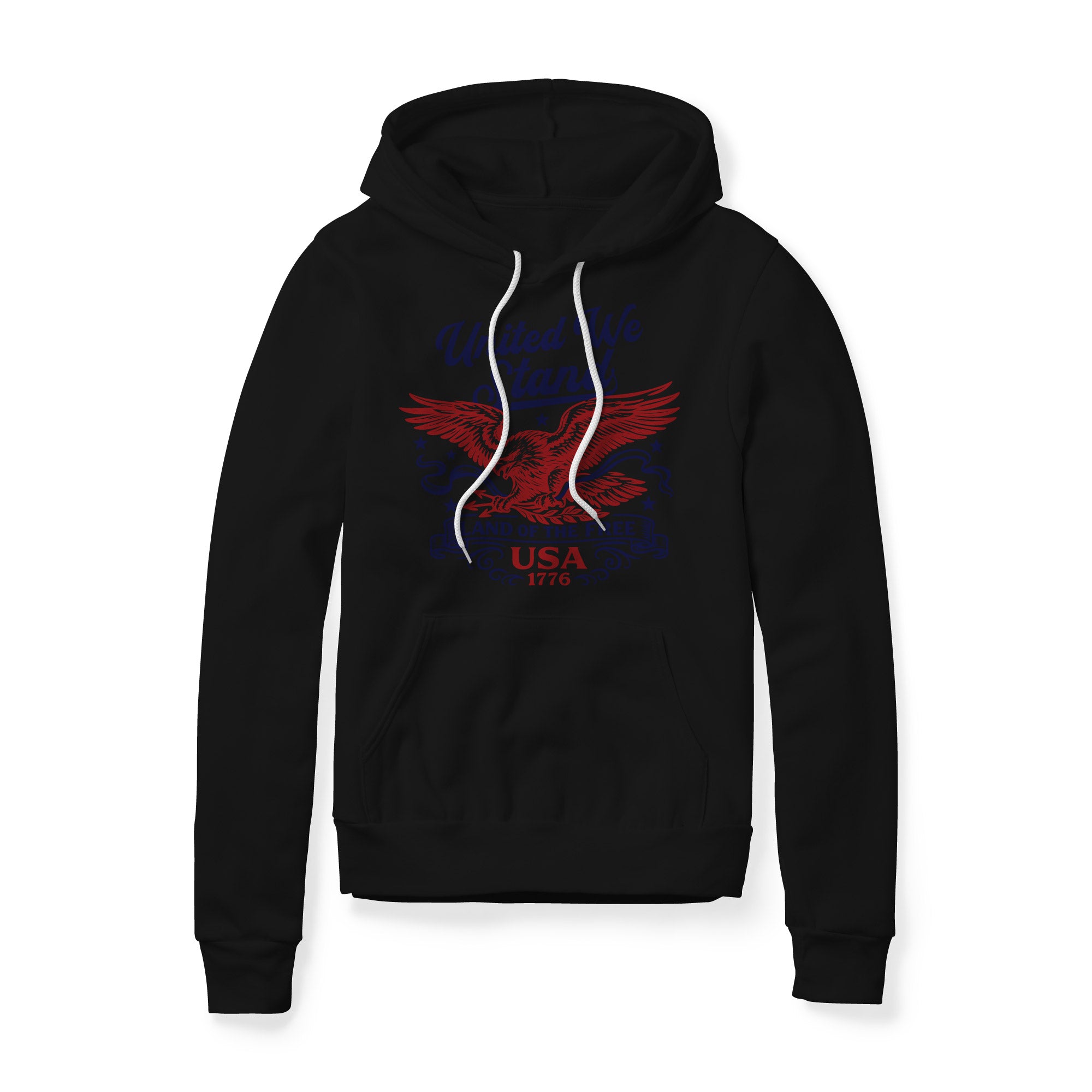 United We Stand Eagle Hoodie - Red | Ballistic Republic™