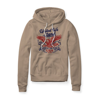 United We Stand Eagle Hoodie - Red | Ballistic Republic™