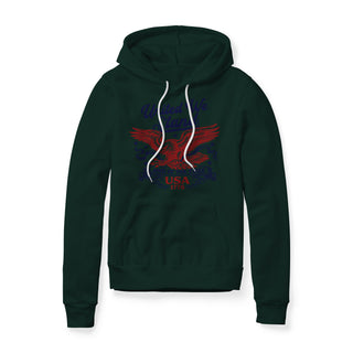 United We Stand Eagle Hoodie - Red | Ballistic Republic™