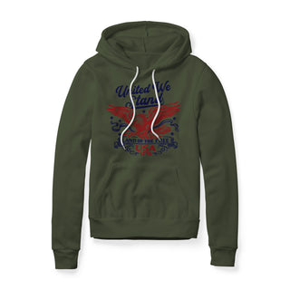 United We Stand Eagle Hoodie - Red | Ballistic Republic™
