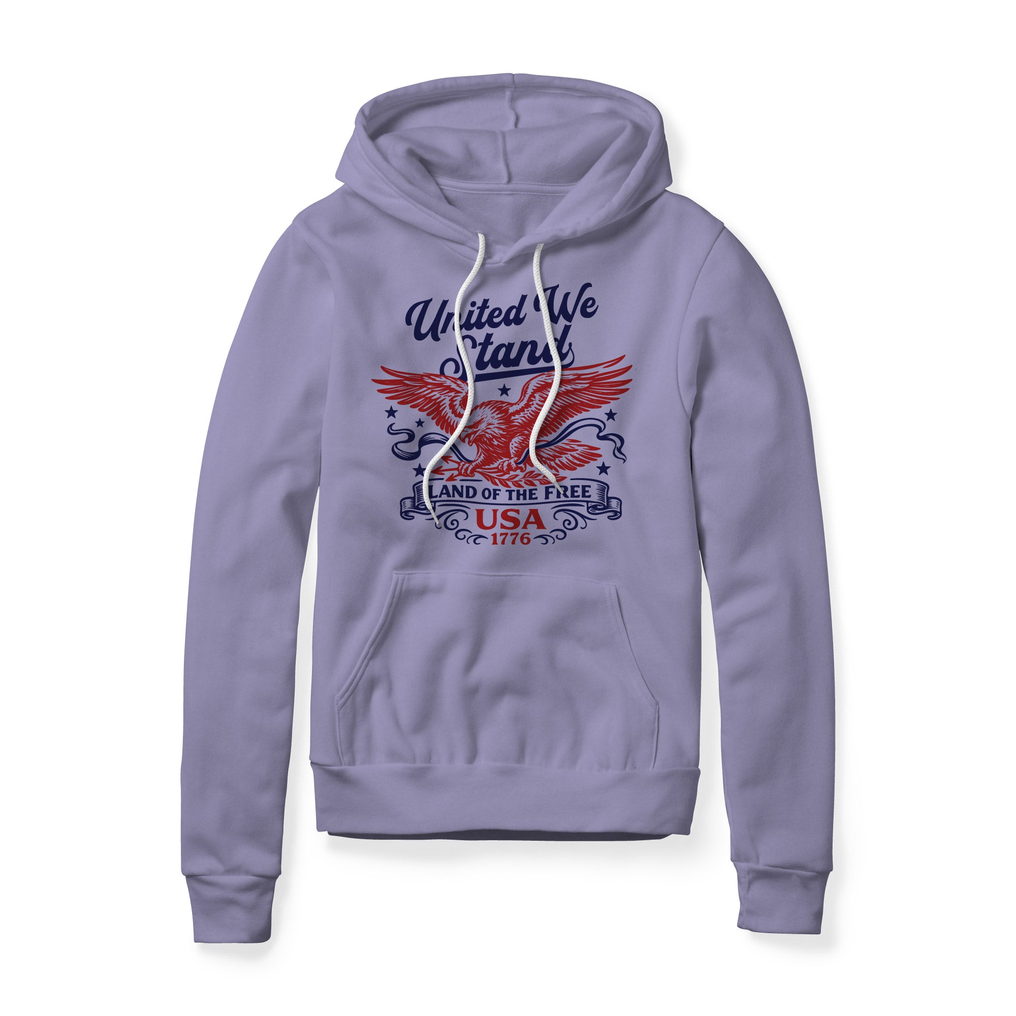 United We Stand Eagle Hoodie - Red | Ballistic Republic™