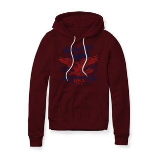 United We Stand Eagle Hoodie - Red | Ballistic Republic™