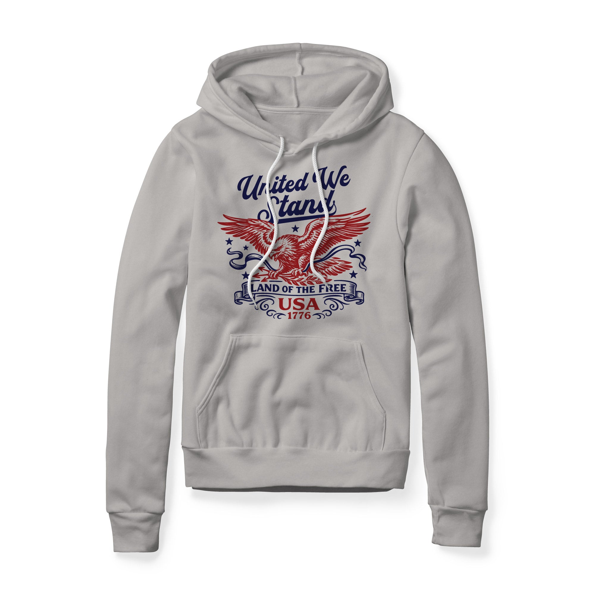 United We Stand Eagle Hoodie - Red | Ballistic Republic™