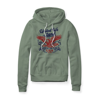 United We Stand Eagle Hoodie - Red | Ballistic Republic™