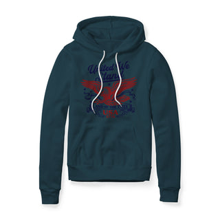 United We Stand Eagle Hoodie - Red | Ballistic Republic™
