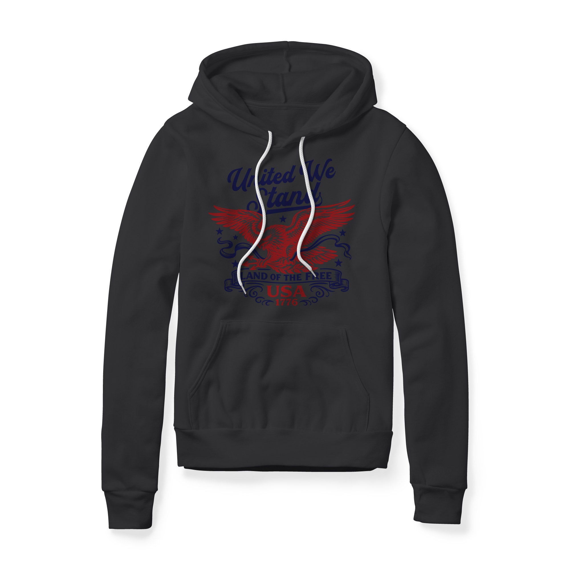 United We Stand Eagle Hoodie - Red | Ballistic Republic™