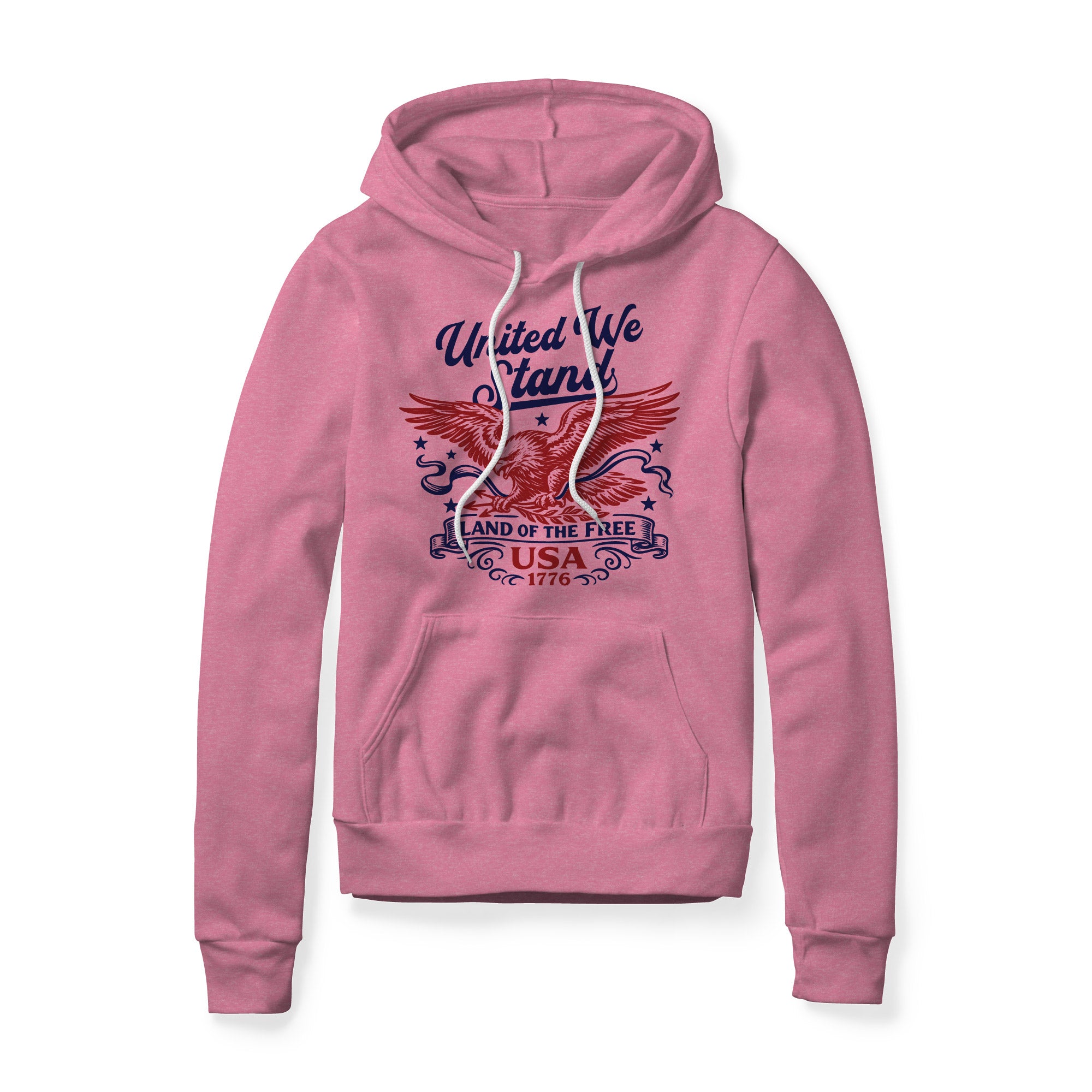 United We Stand Eagle Hoodie - Red | Ballistic Republic™