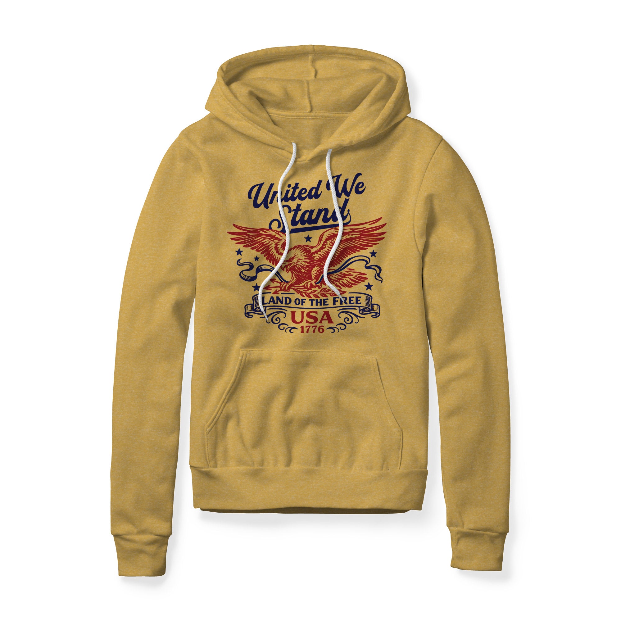 United We Stand Eagle Hoodie - Red | Ballistic Republic™