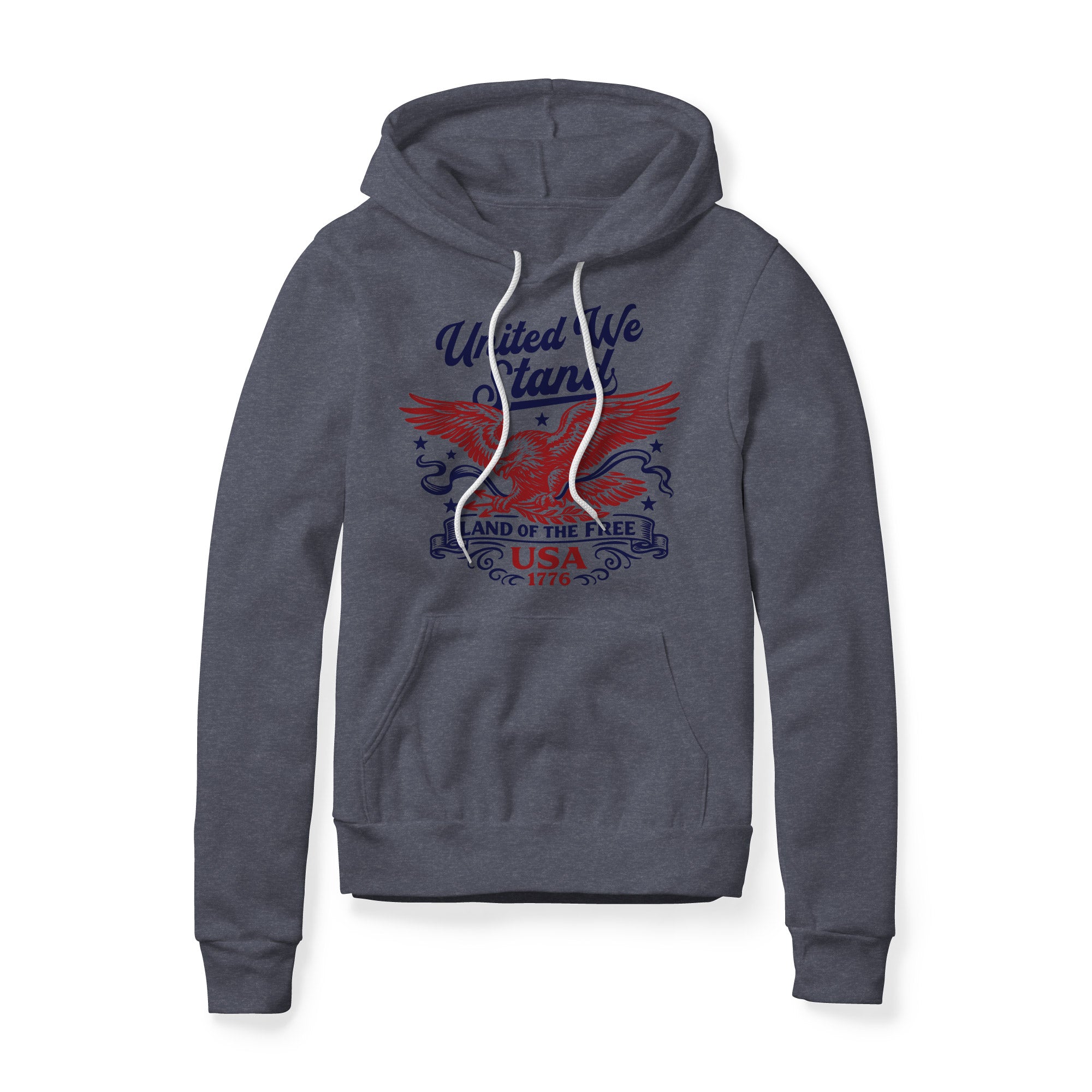 United We Stand Eagle Hoodie - Red | Ballistic Republic™