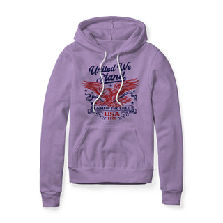 United We Stand Eagle Fleece Hoodie - Red