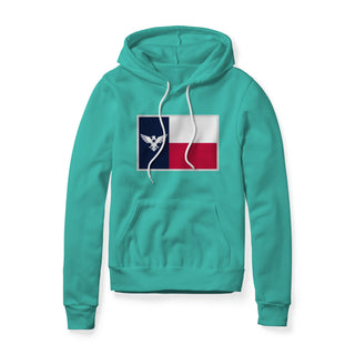 Texas Flag Eagle Fleece Hoodie