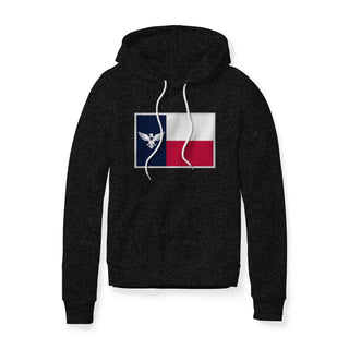 Texas Flag Eagle Fleece Hoodie